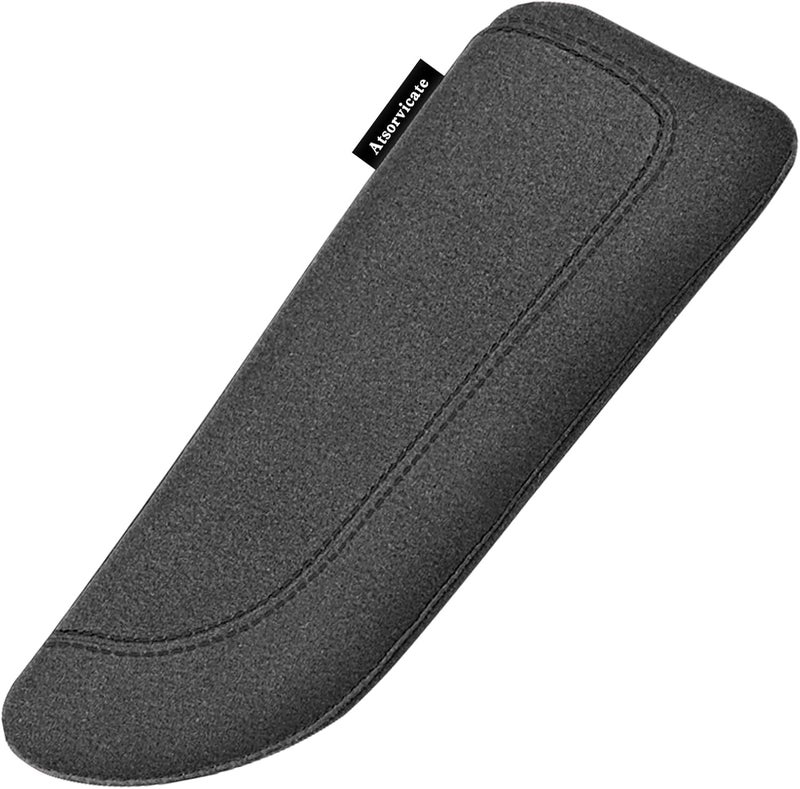 Atsorvicate Italian Alcantara Style Fur Car Elbow Rest Pad - Universal Armrest & Knee Cushion - Thigh Support Comfort Pillow - Image 1